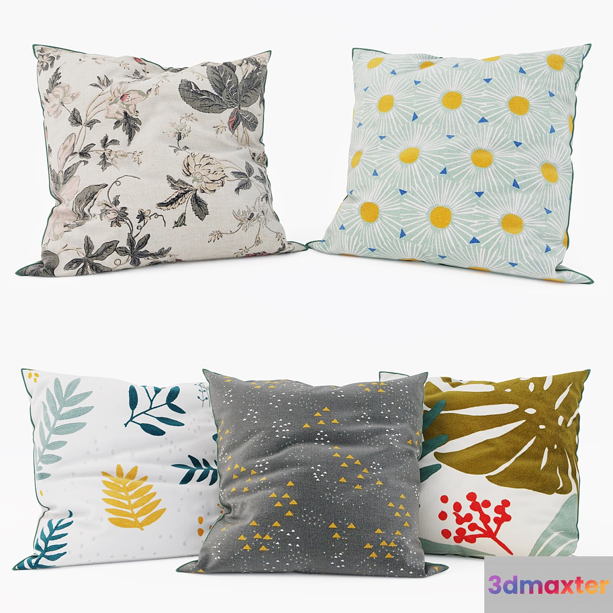 La Redoute - Decorative Pillows set 5 3D Max