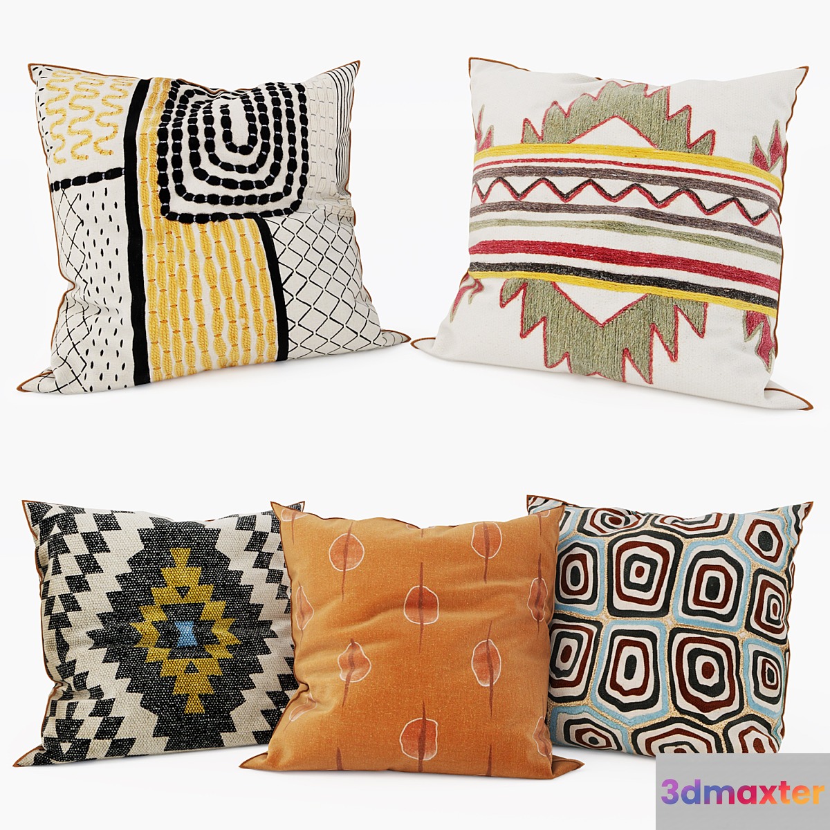 La Redoute - Decorative Pillows set 6 3D Max