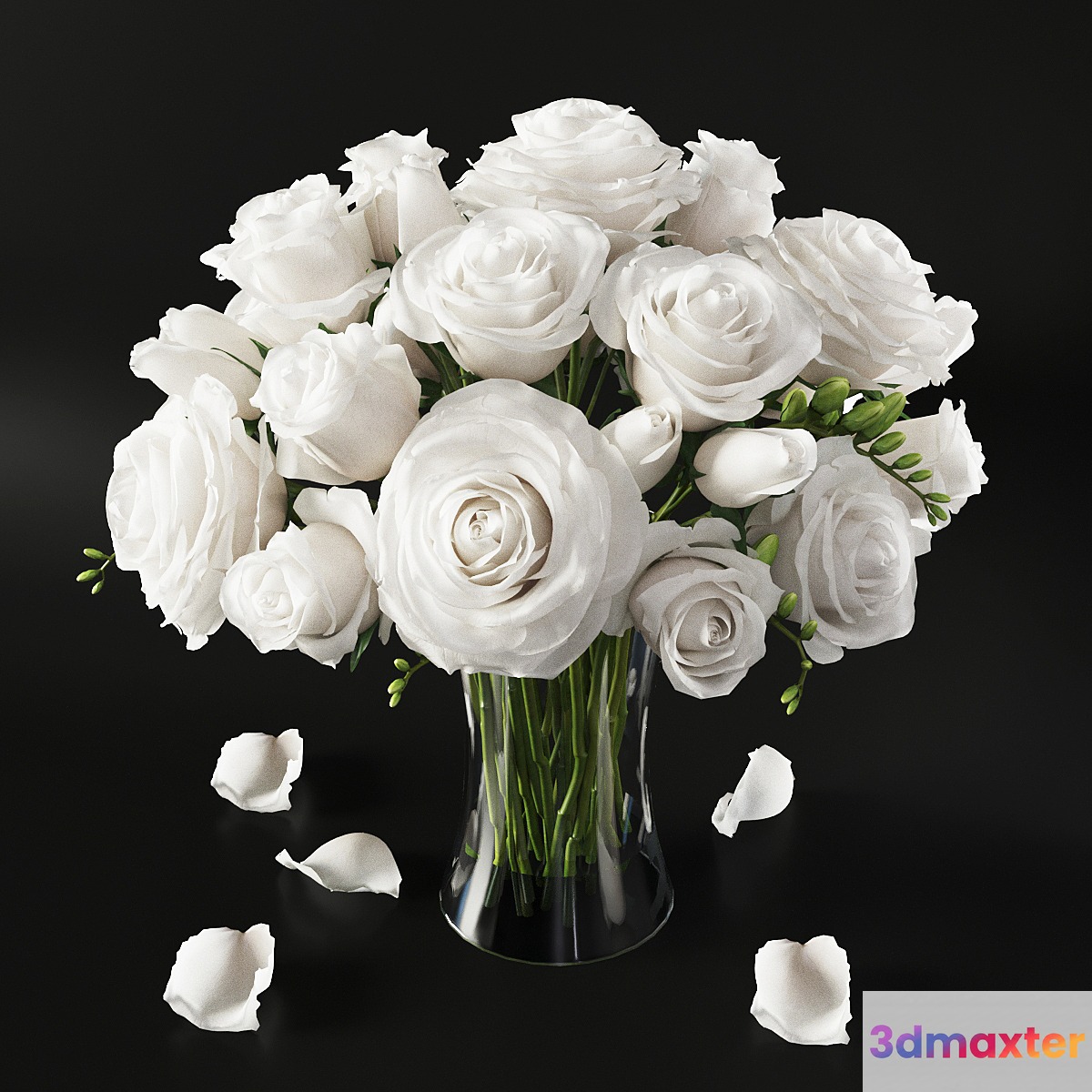 Rose 3D Max