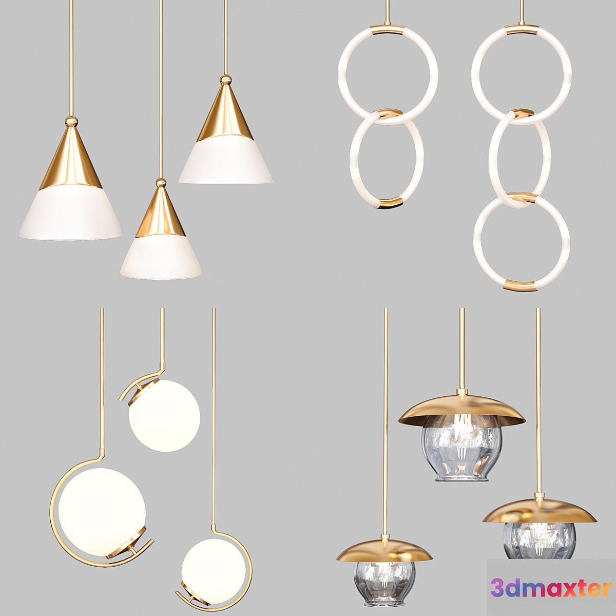 Pentand lamp 4 view - No.3