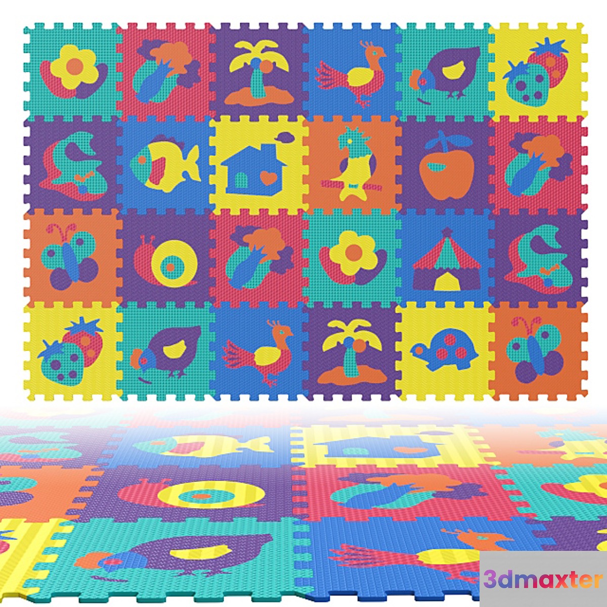 Children's carpet puzzle.