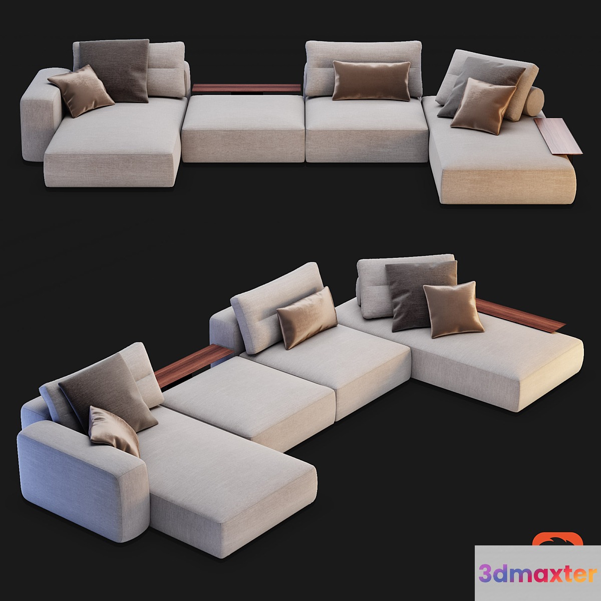 Saba Italia - My Taos Modular Sofa Option1