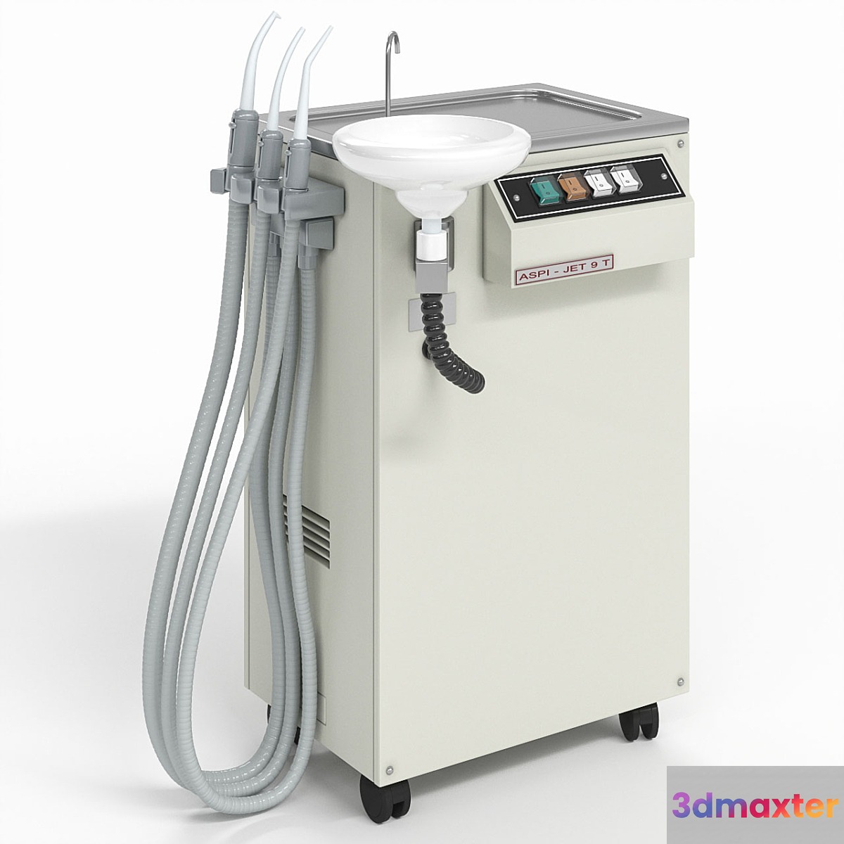 Aspirator Mobile Dental Aspi Jet 9 y Cattani 3D Max