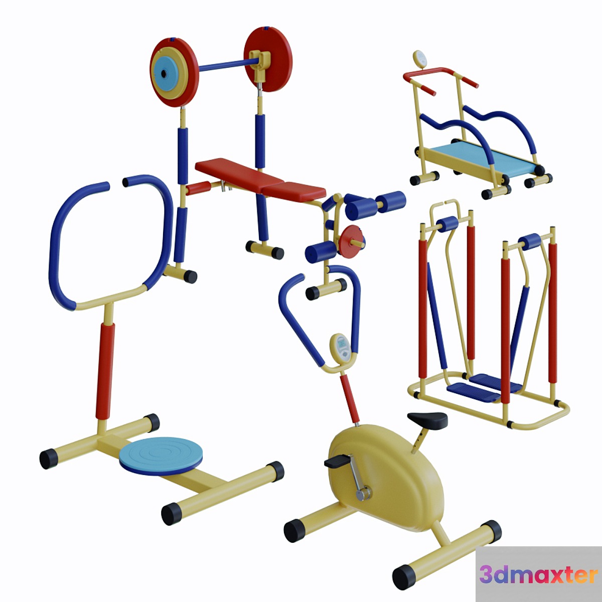 Simulators for children 4-6 years 3D Max