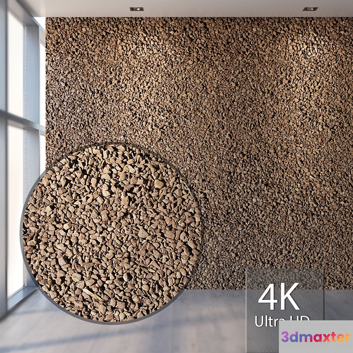Gravel 829 3D Max