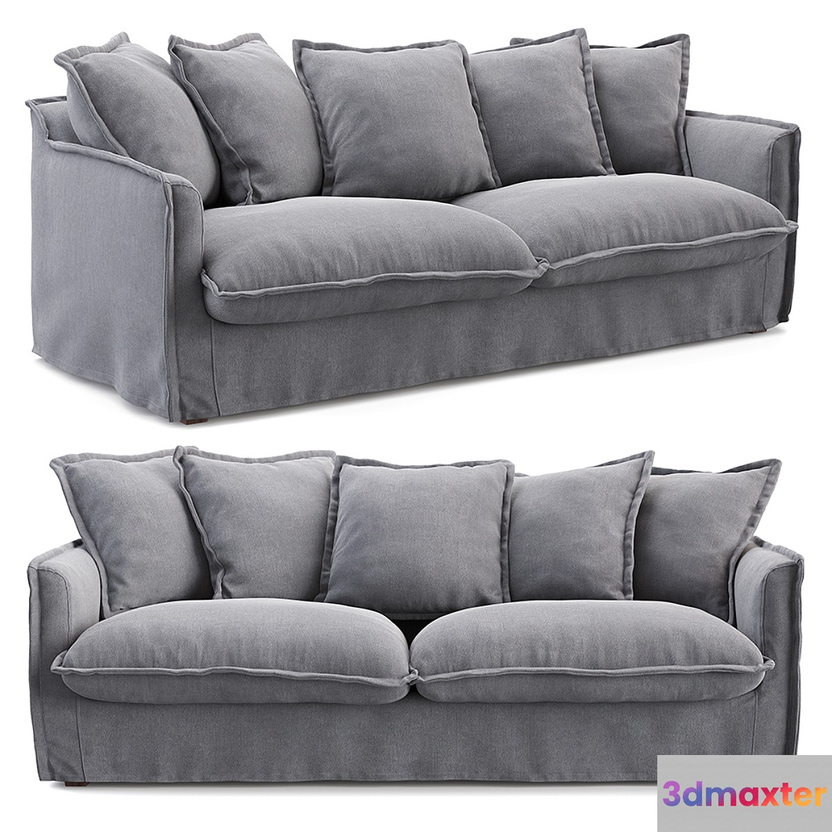 Livingston sofa charcoal gray