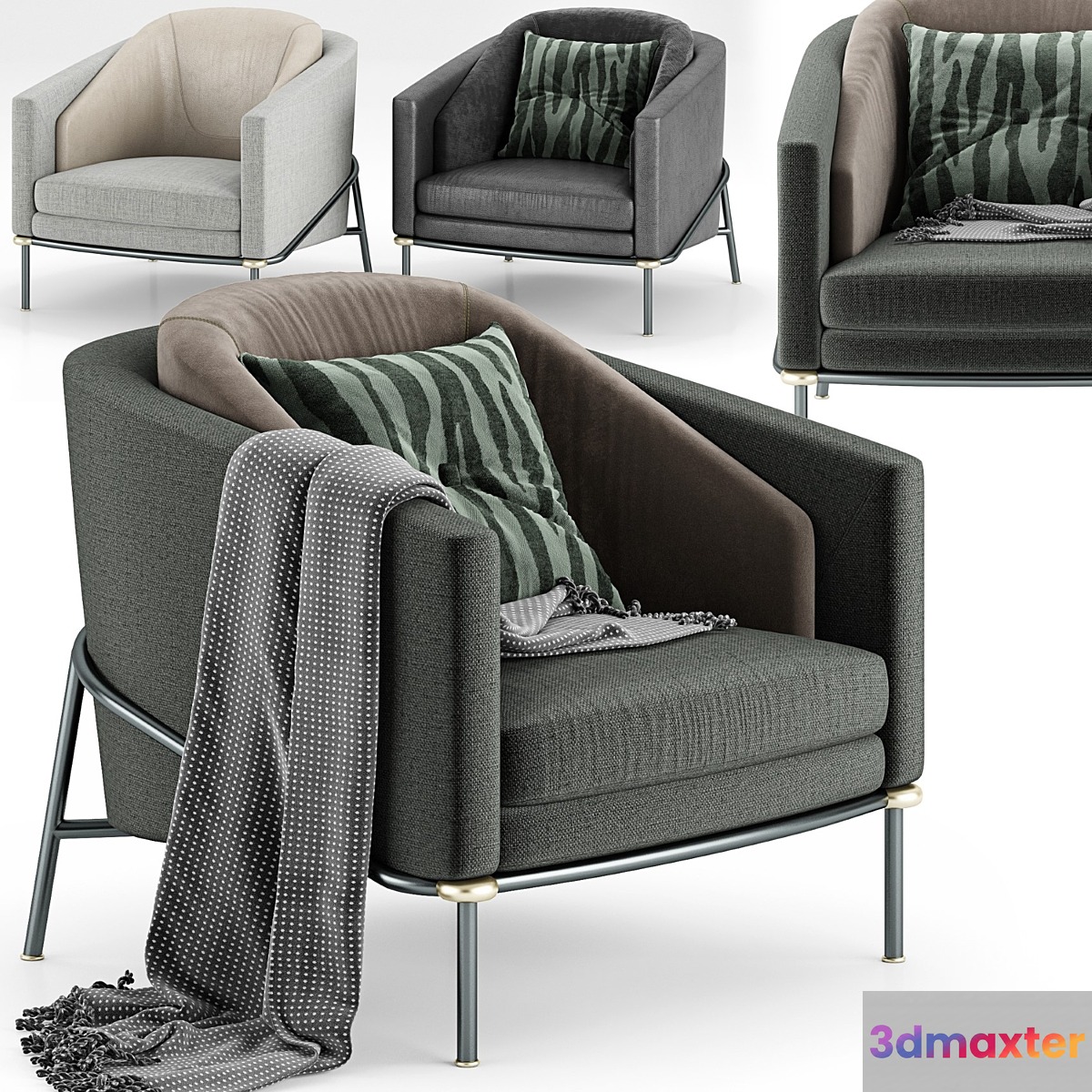 Minotti Fil Noir Armchair - No.3