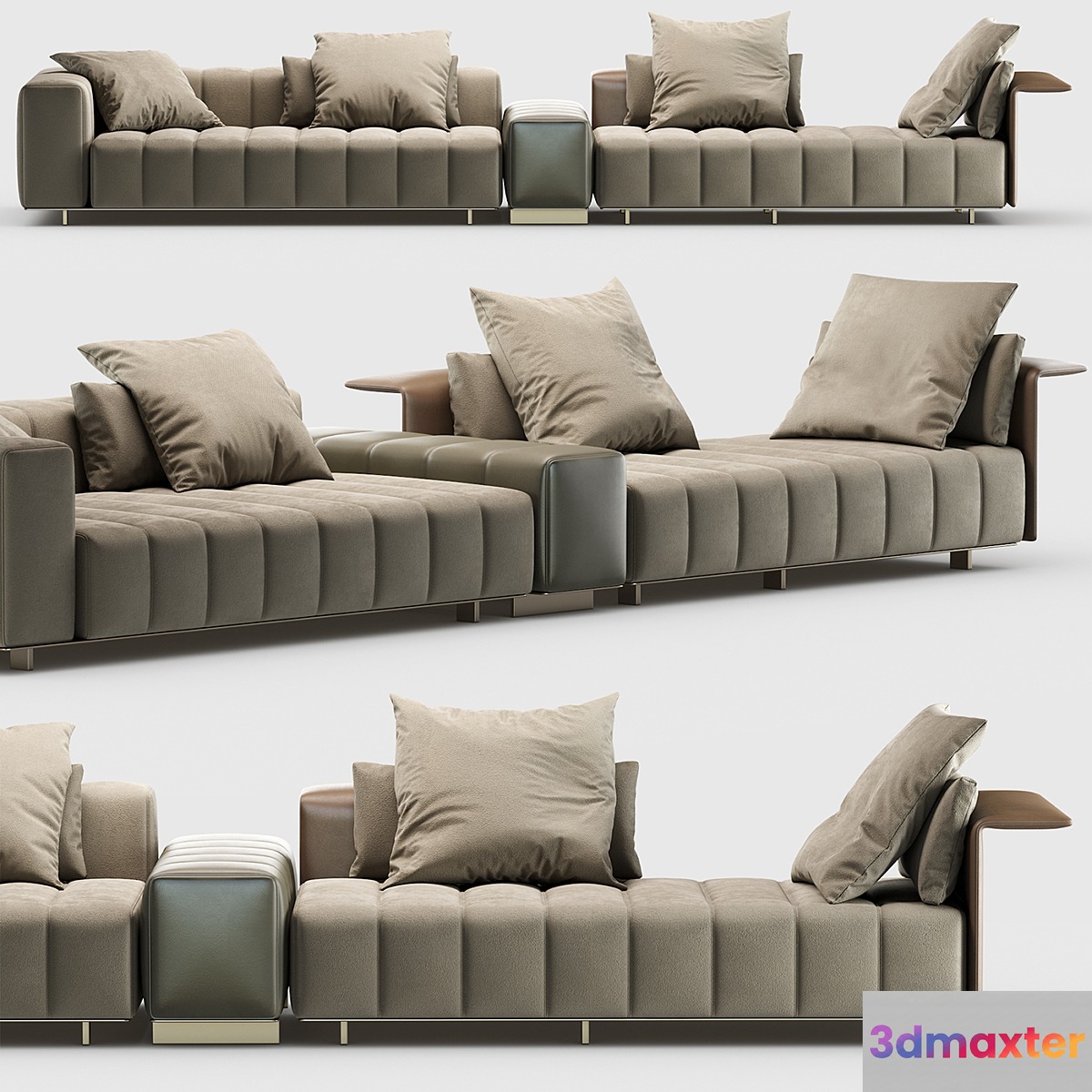 Minotti Freeman seating system - No.3 3D Max