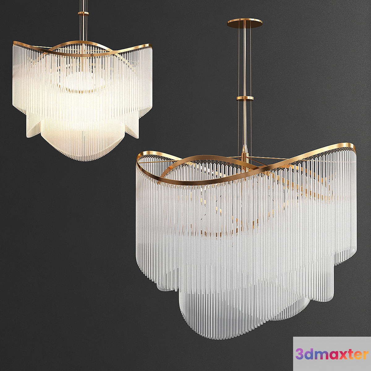 Cordelia 3 Tier Pendant - No.2