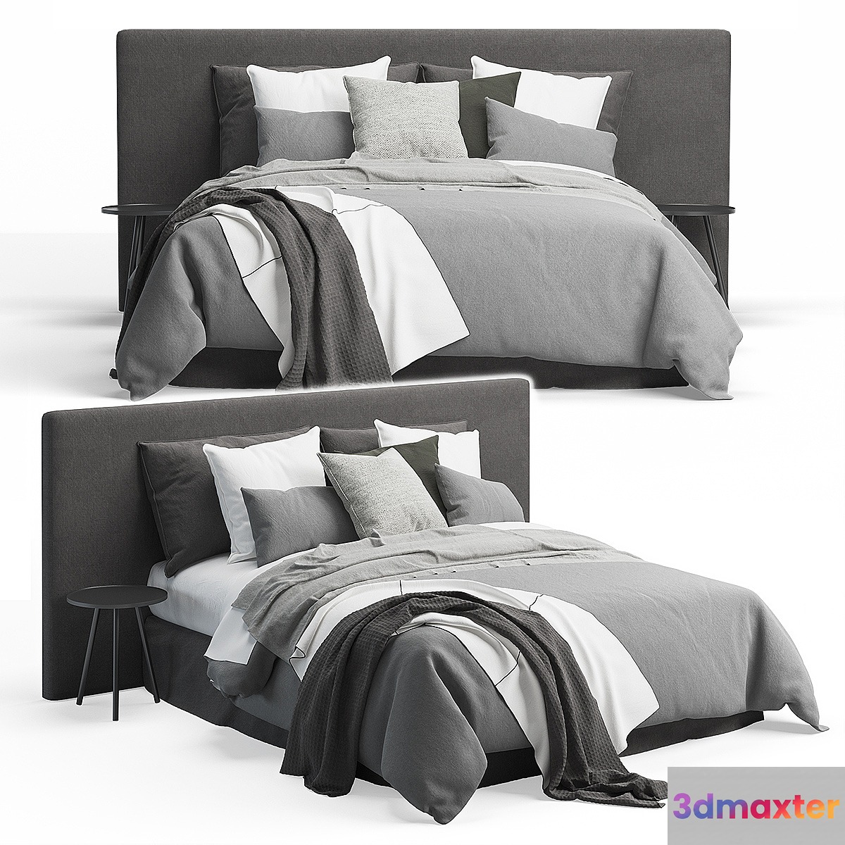 Schramm bed 3D Max