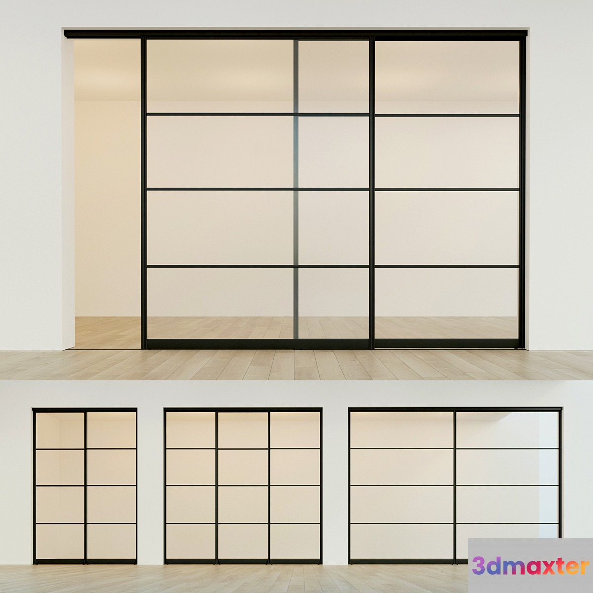Sliding partition door 7 3D Max Sliding partition door 7 3D Max