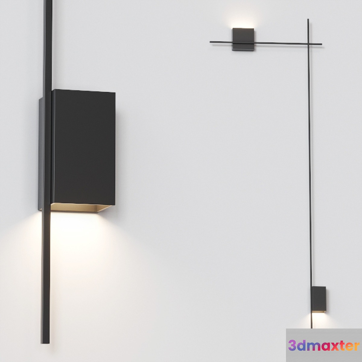 Wall lamp Vibia STRUCTURAL 2400x840 3D Max