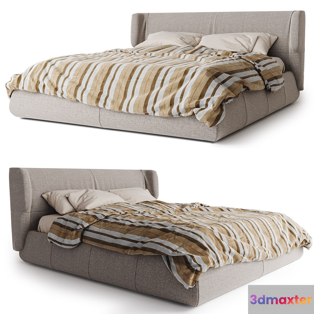Bed Ditre Italia Claire 3D Max