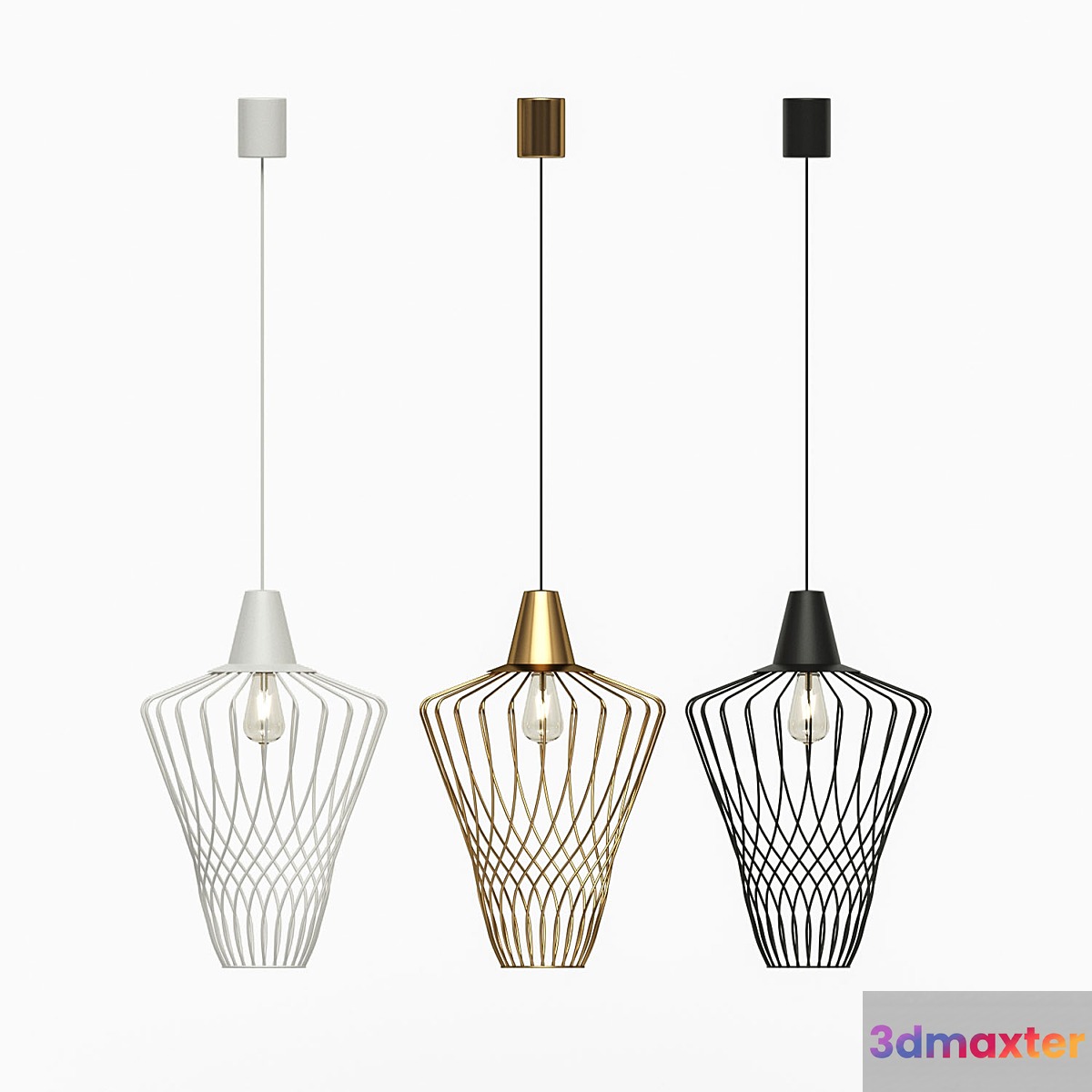 Nowodvorski Suspended Light Wave L Series 3D Max