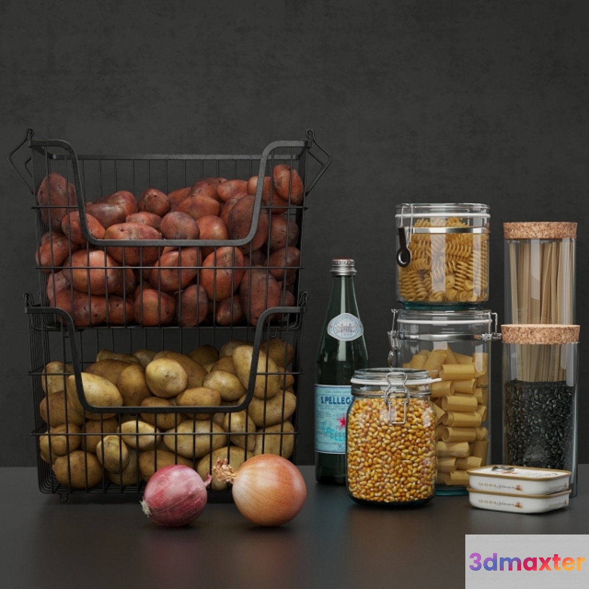 Kitchen set - No.5 3D Max
