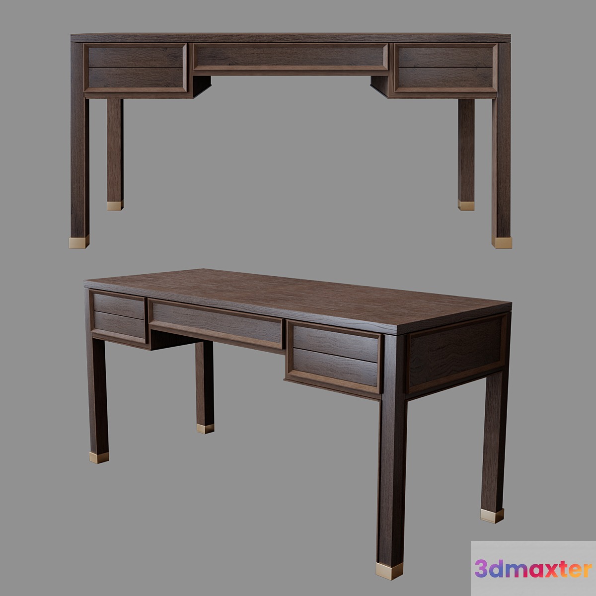 Eichholtz desk melchior 3D Max