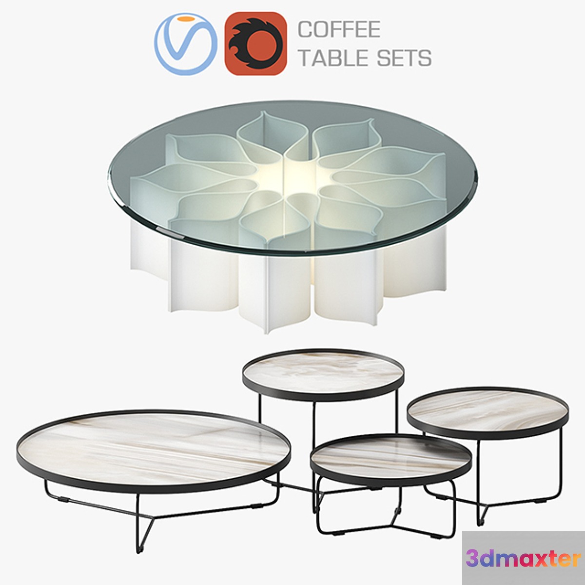 Coffee table sets - No.4
