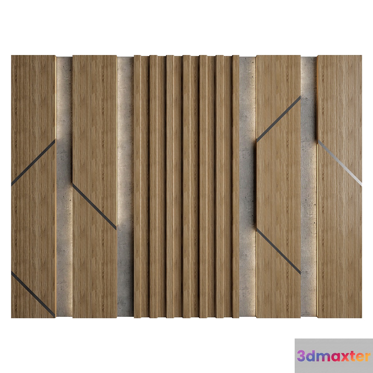 Wall Panel 24 3D Max