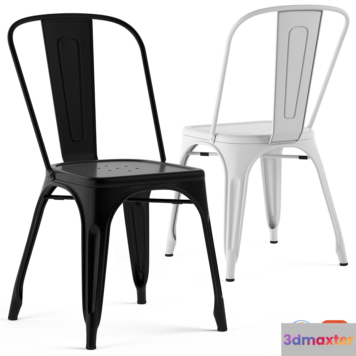 TOLIX chairs 3D Max