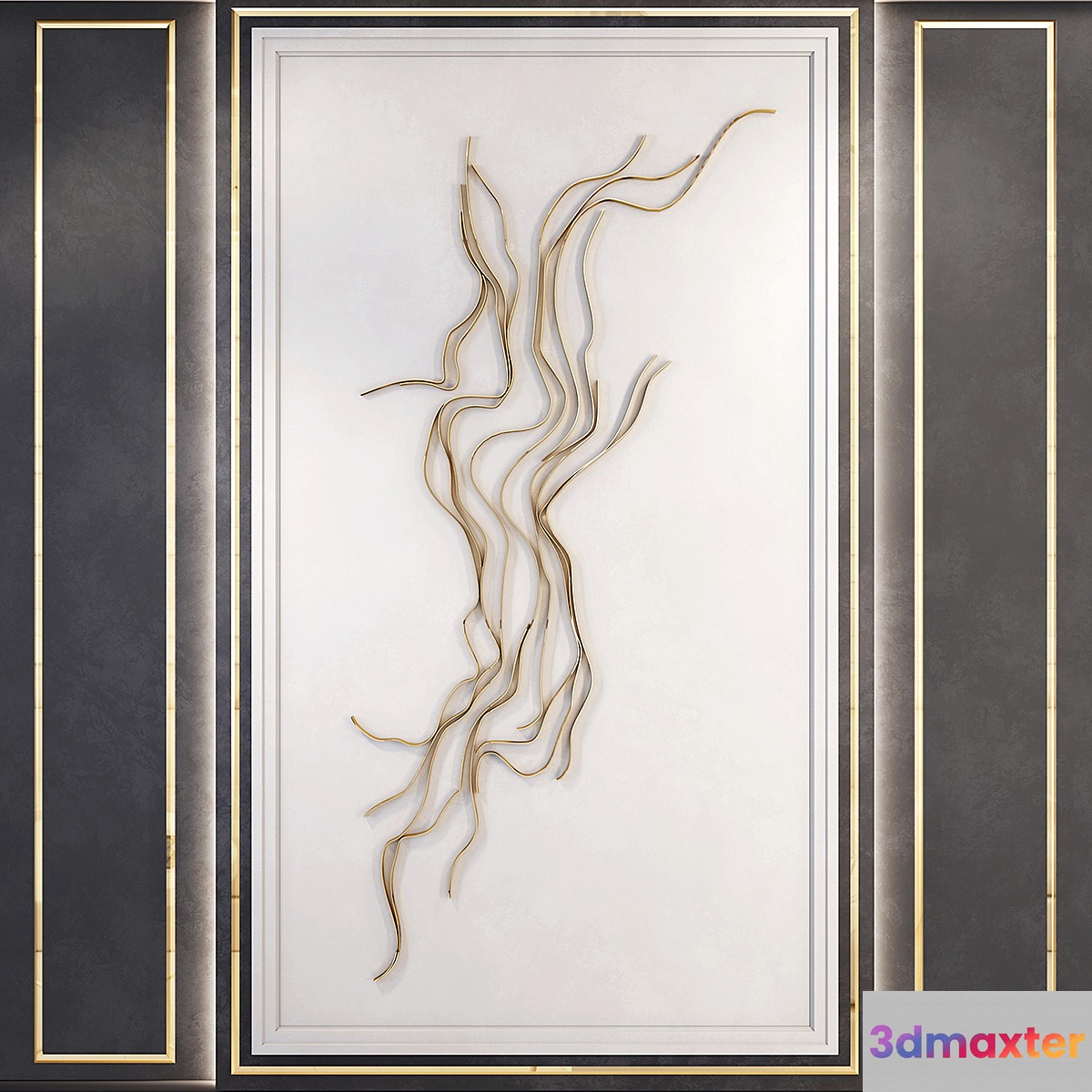 Waves _ Metal wall panel_4 - No.4