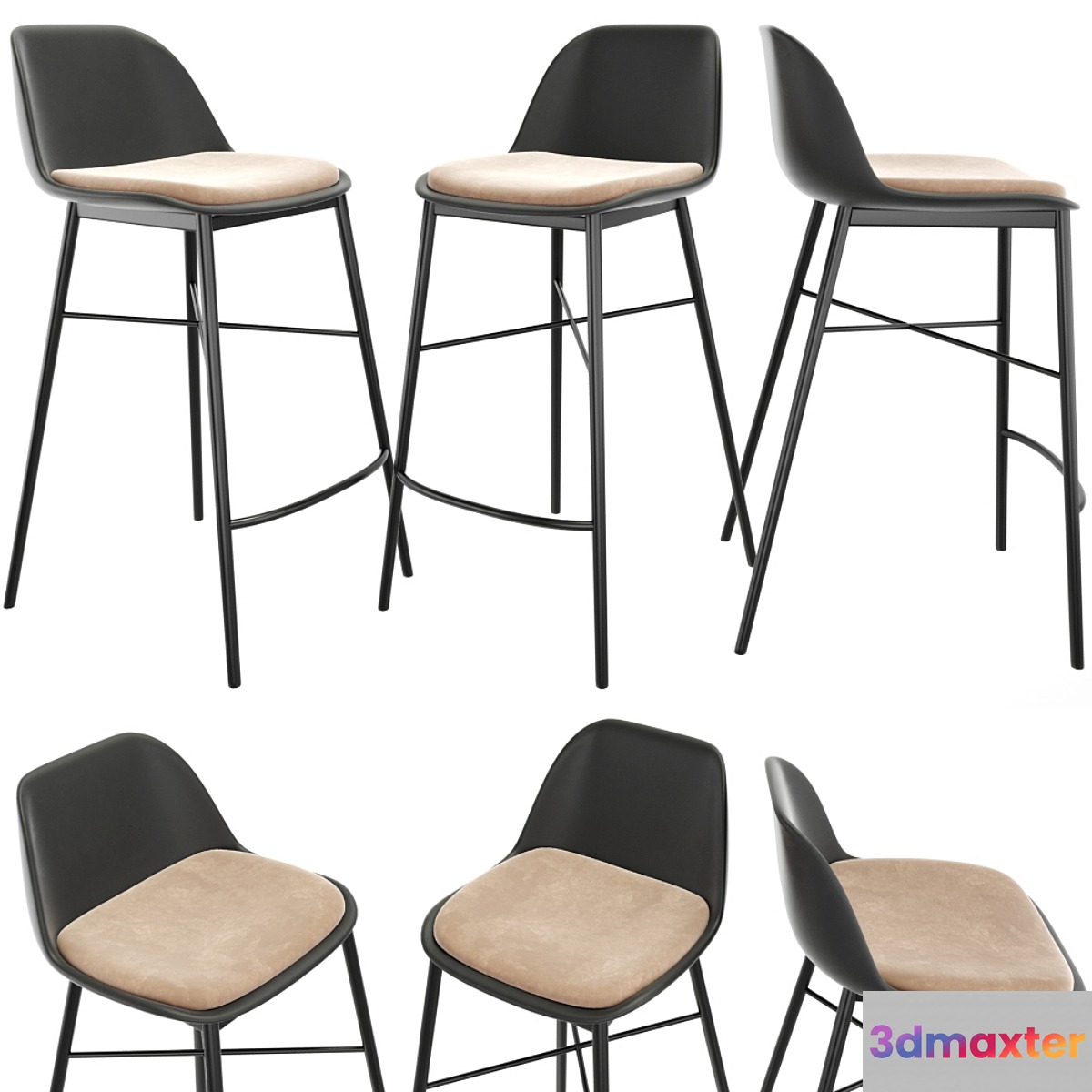 Modern bar stool - No.2