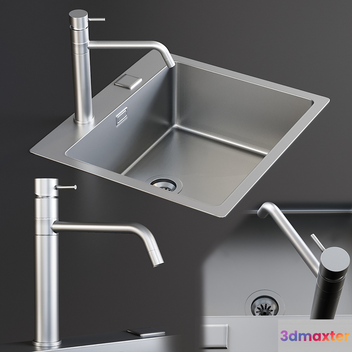 Sink Mira Mixer Inox