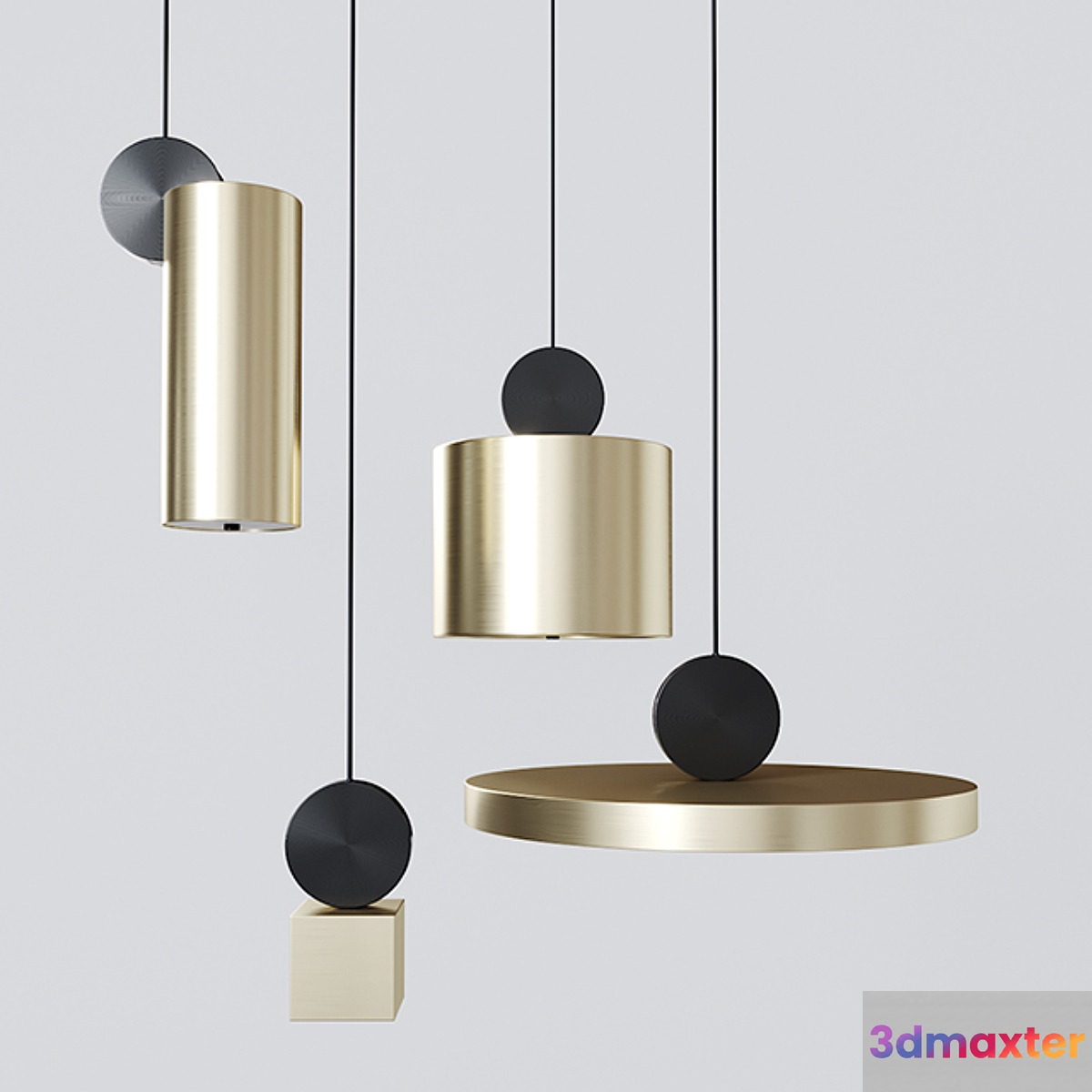 Pendant lamp calee 3D Max