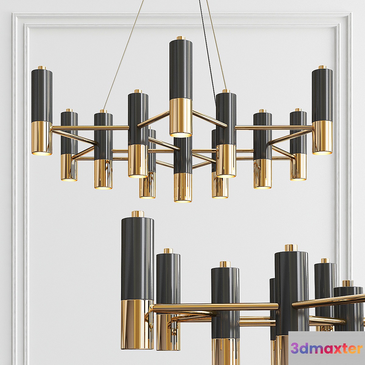 Delightfull ike chandelier 3D Max