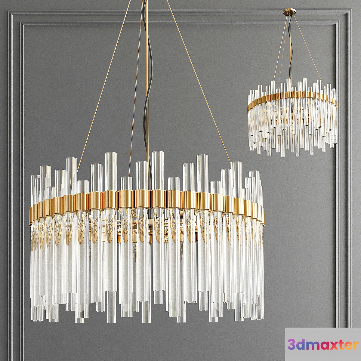Orion Glass Crystal Chandelier - No.3
