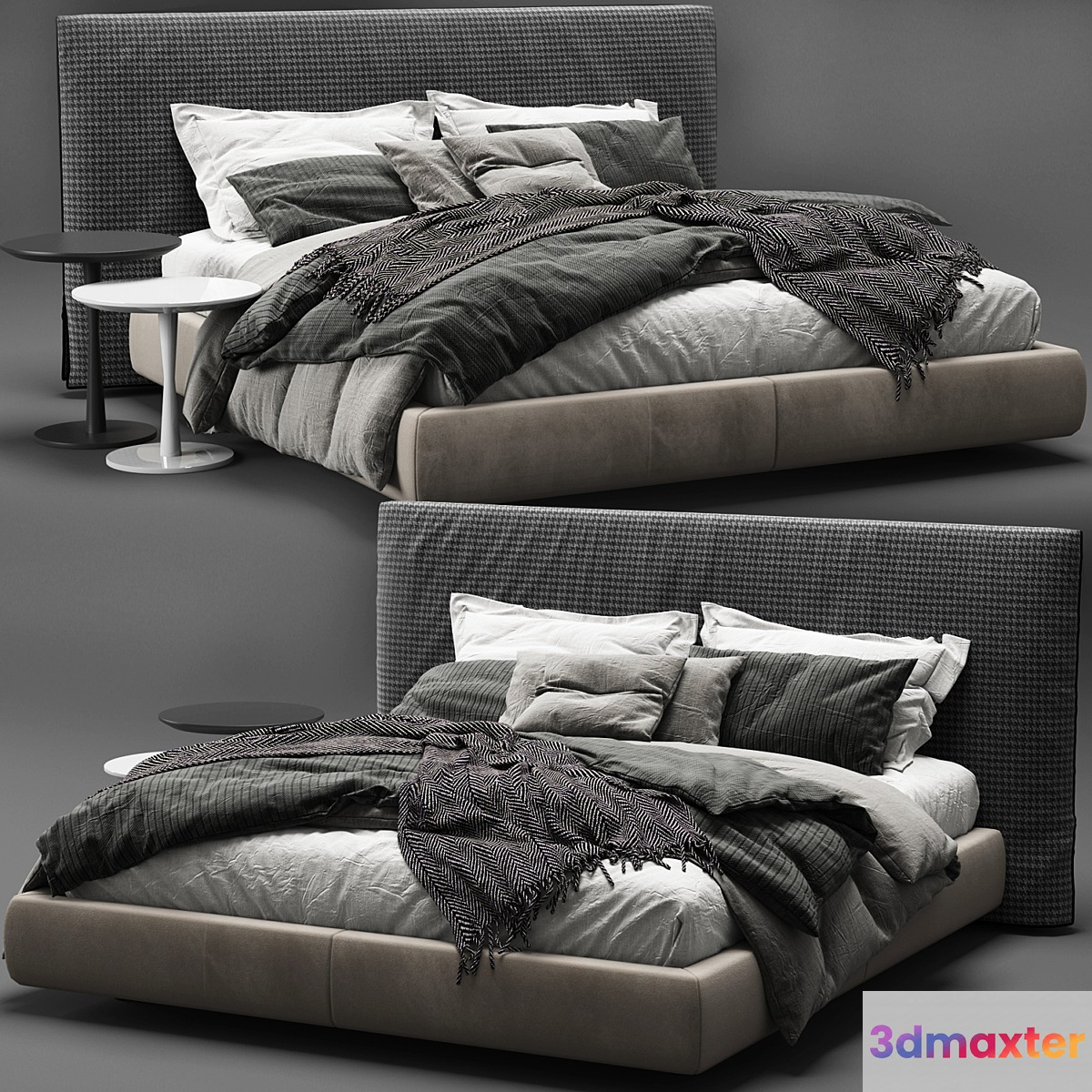 Poliform Bruce Bed 3D Max