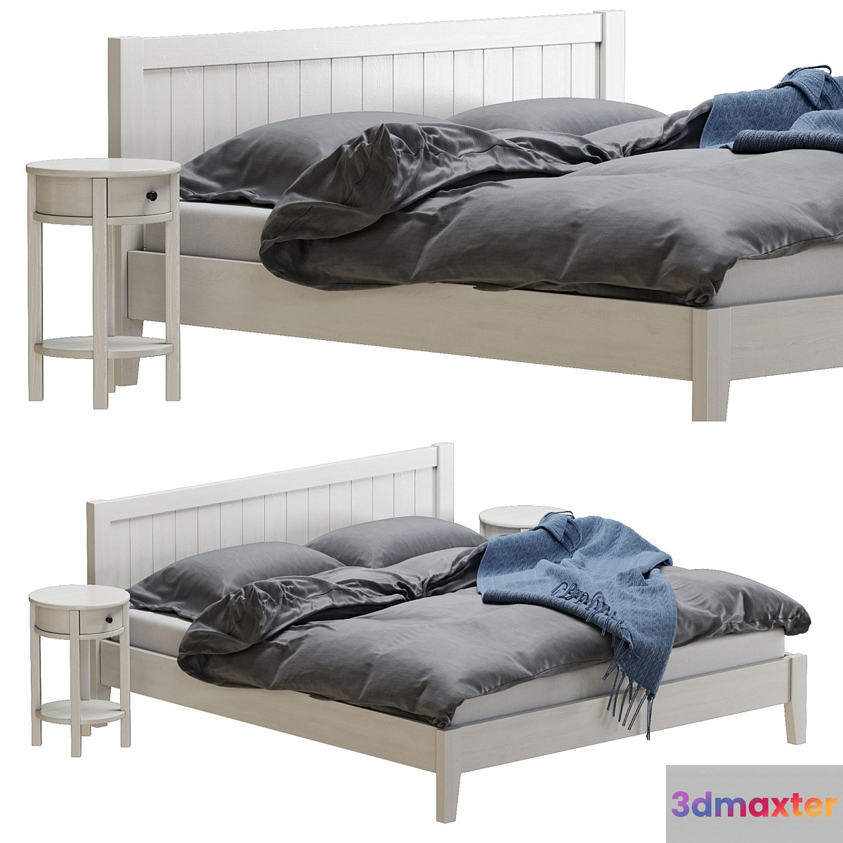 Jysk NORDBY bed 3D Max