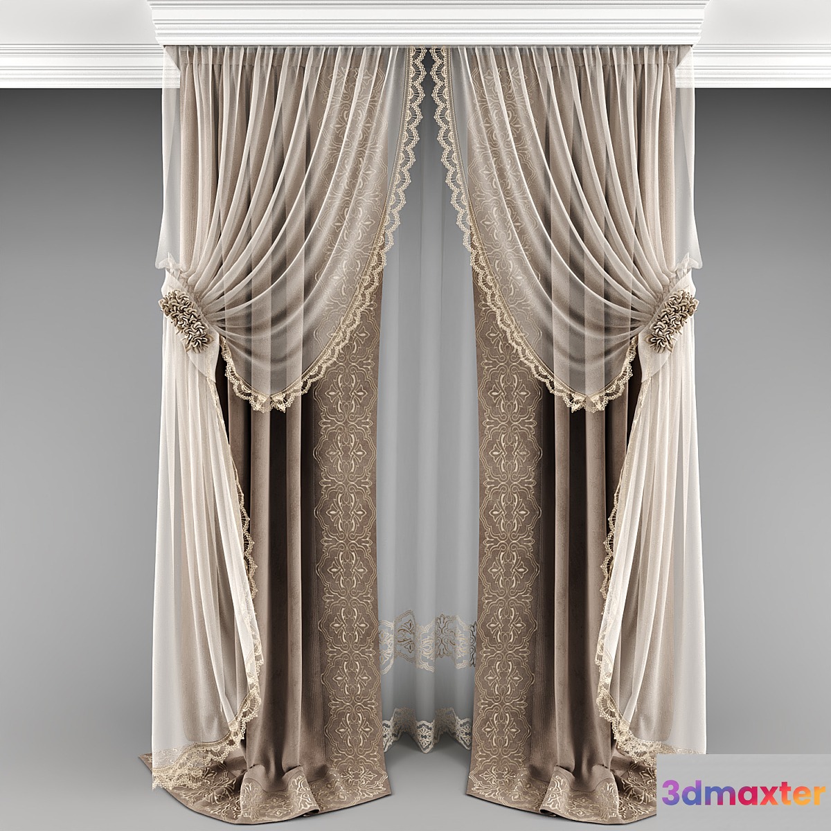 Curtain_17 3D Max
