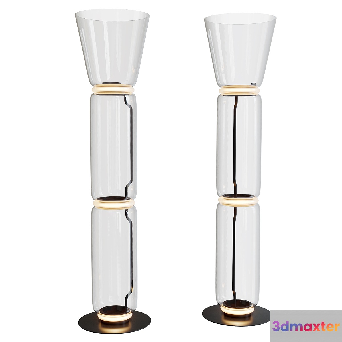 Flos noctambule cone 3D Max