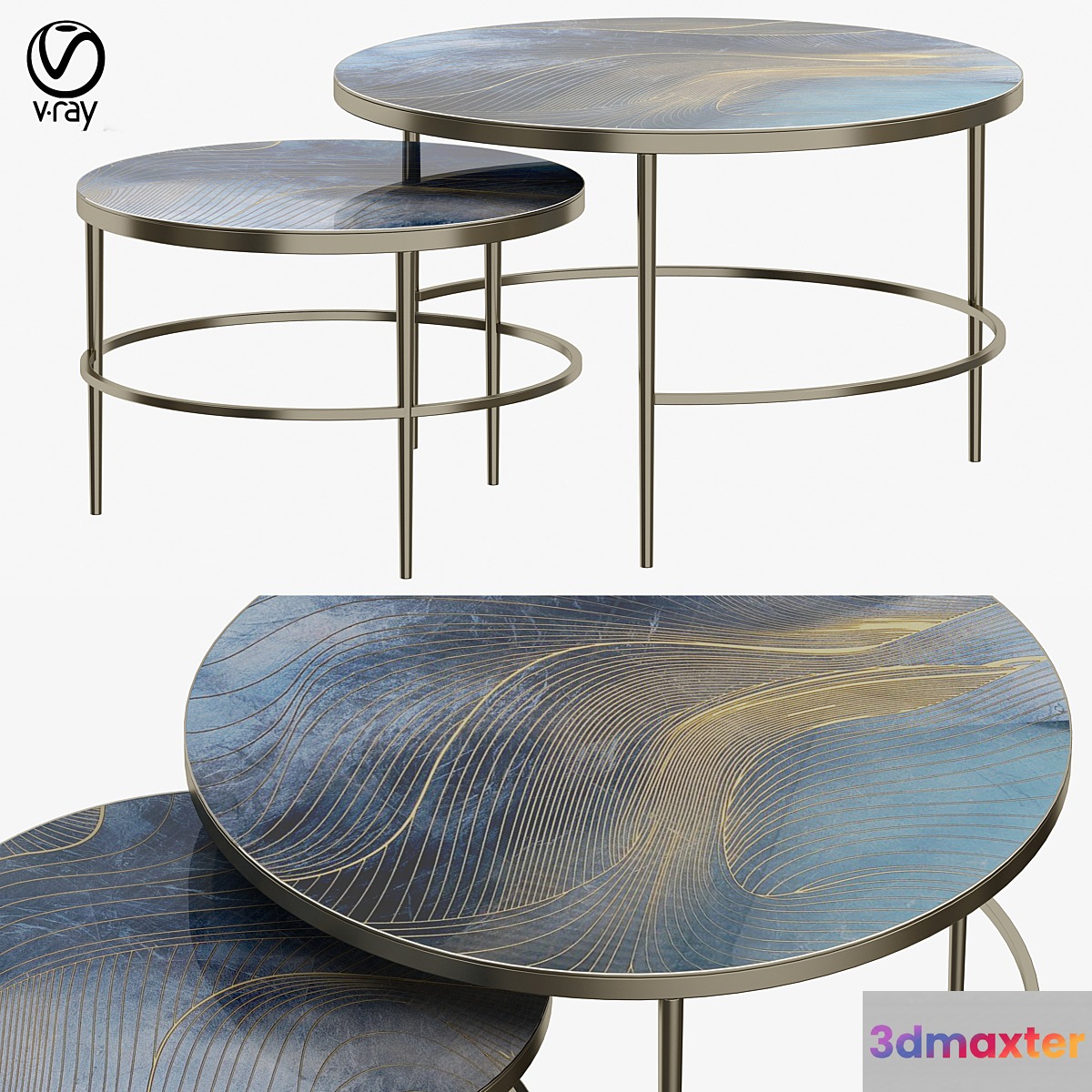 Varya Tables by My Imagination Lab 3D Max