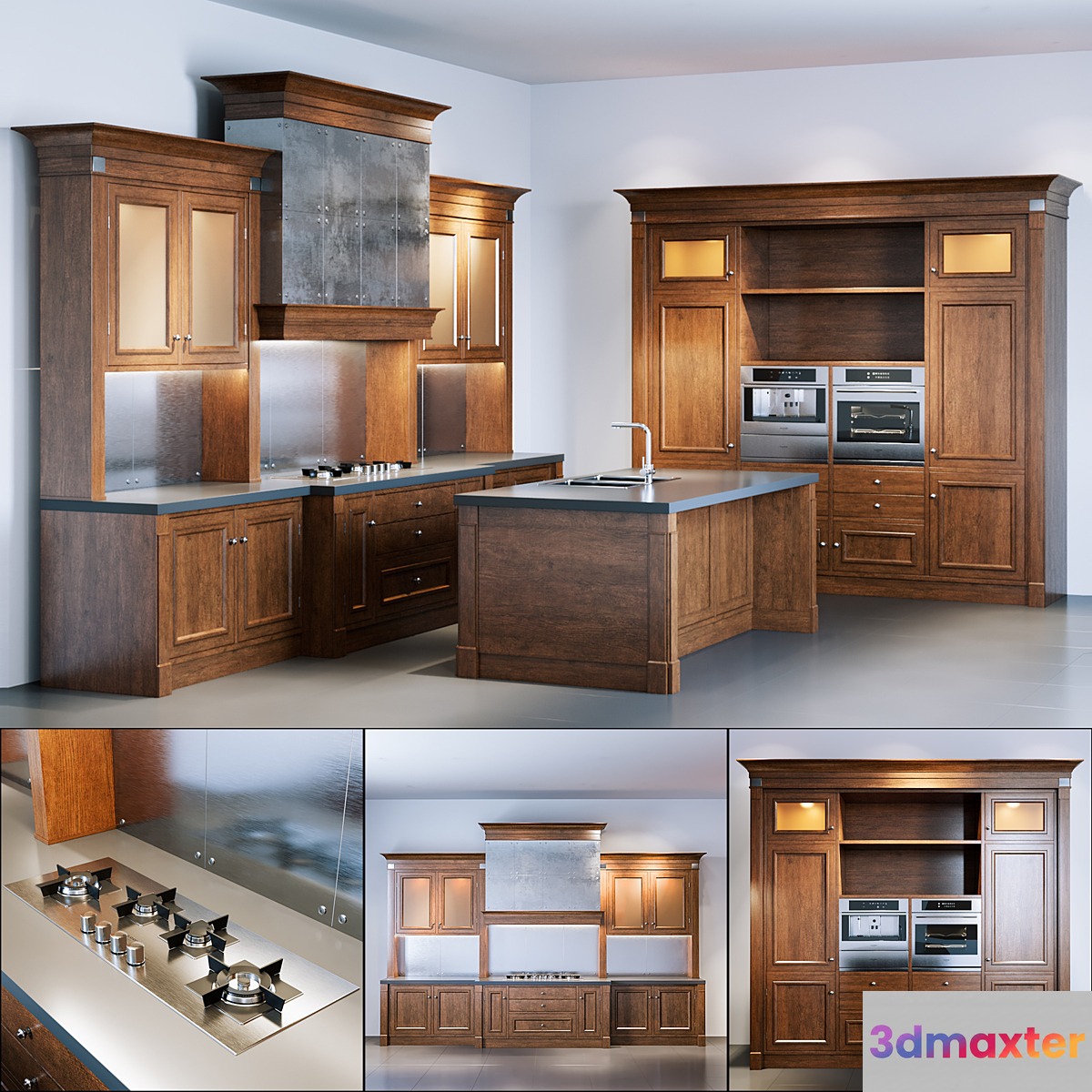 Boston Kitchen FM Bottega d'Arte Factory 3D Max