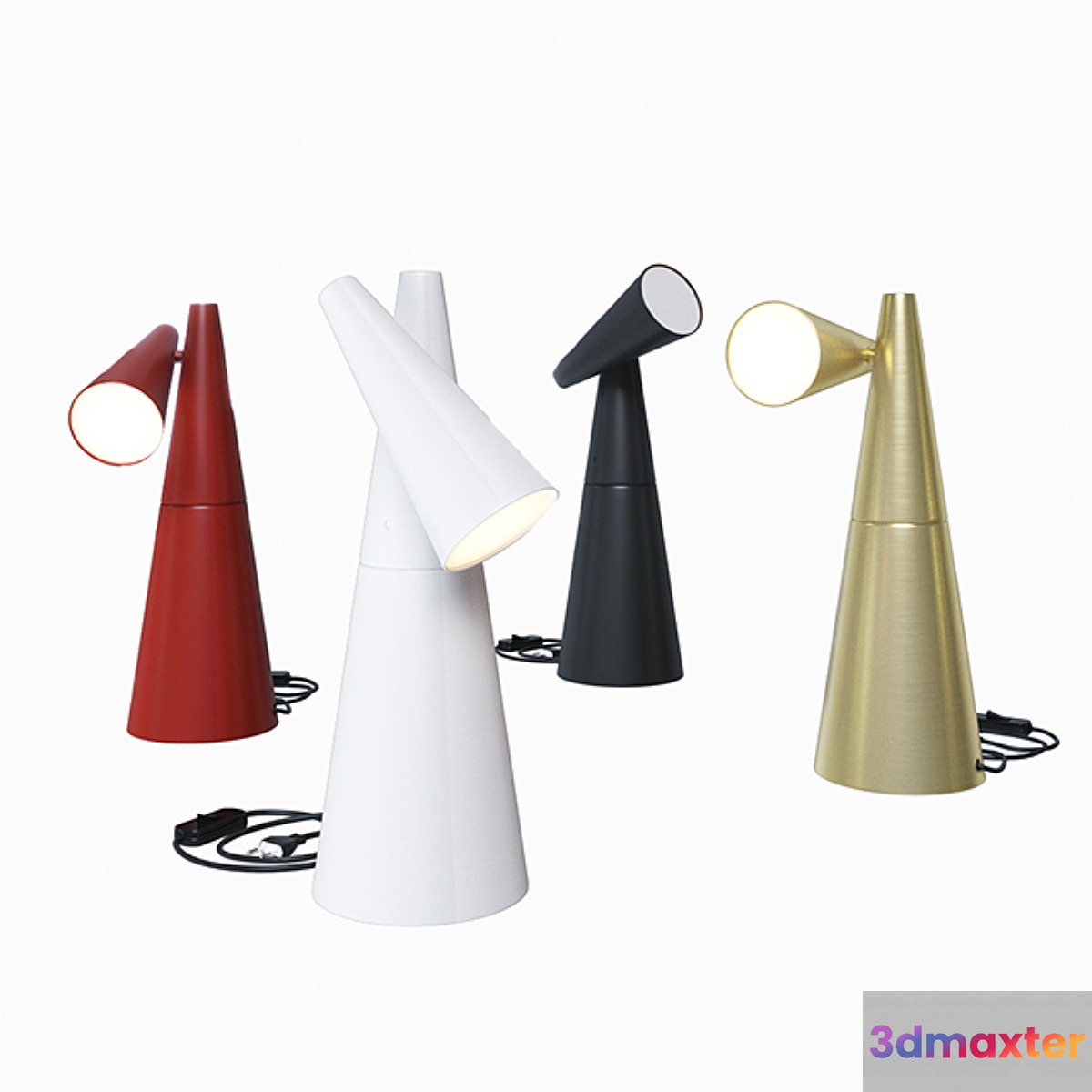Cornet LED Table Lamp 3D Max