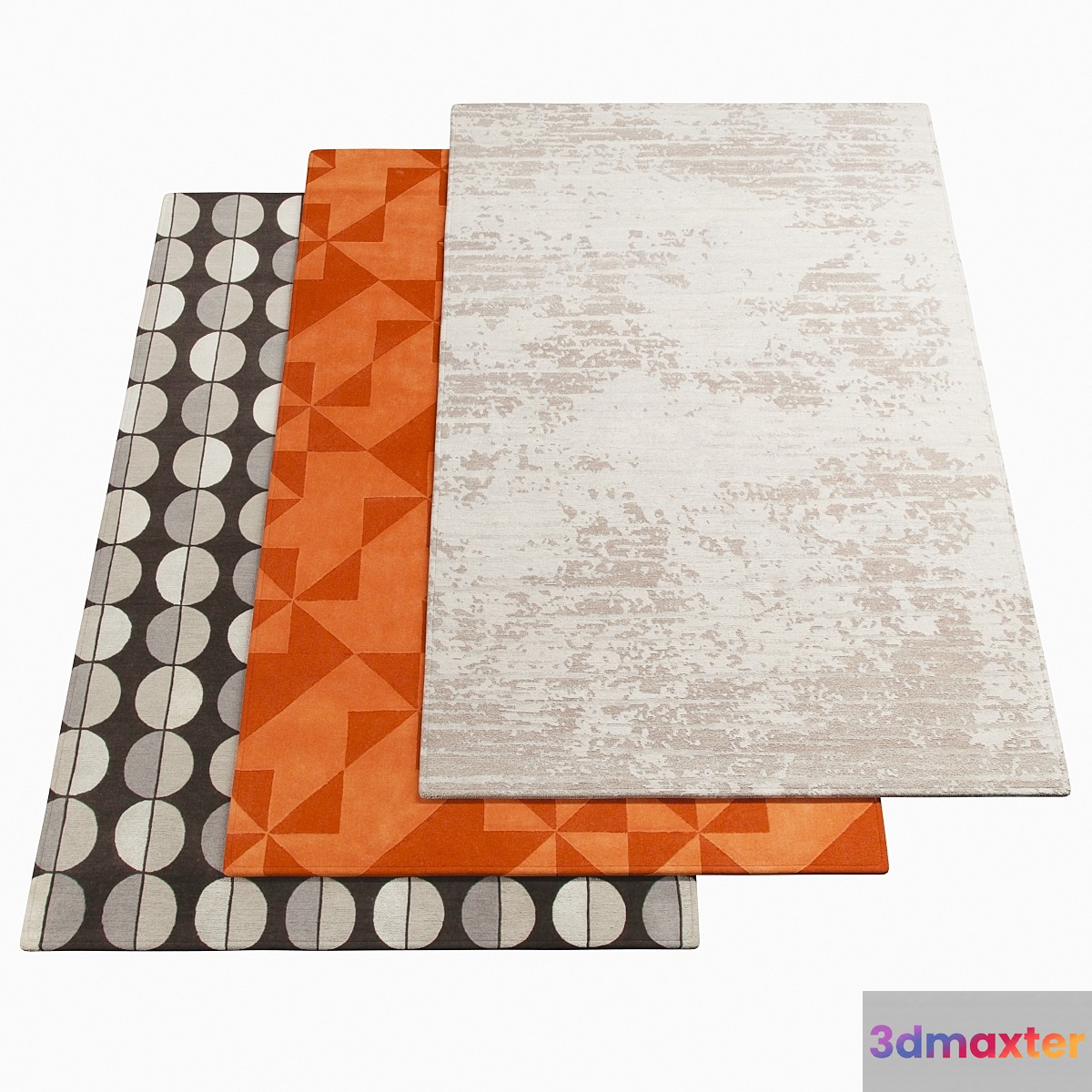 Three carpets AMINI - 1-12 3D Max