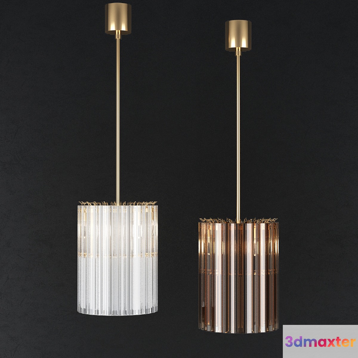 BELLA FIGURA CONCAVE DRUM CHANDELIER CL412-25 3D Max