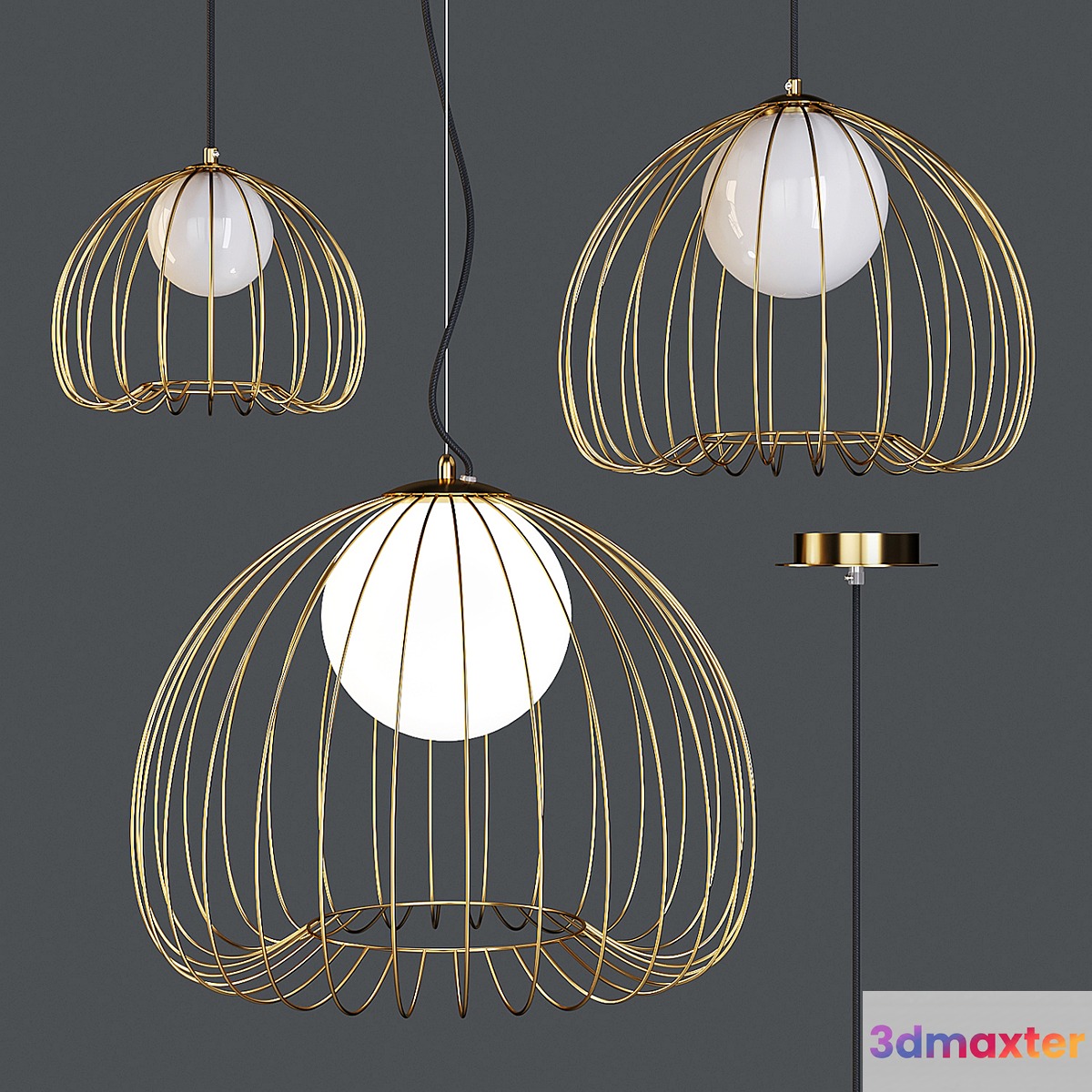 Maytoni: Pendant Lamp - Polly (MOD541-542-543) 3D Max
