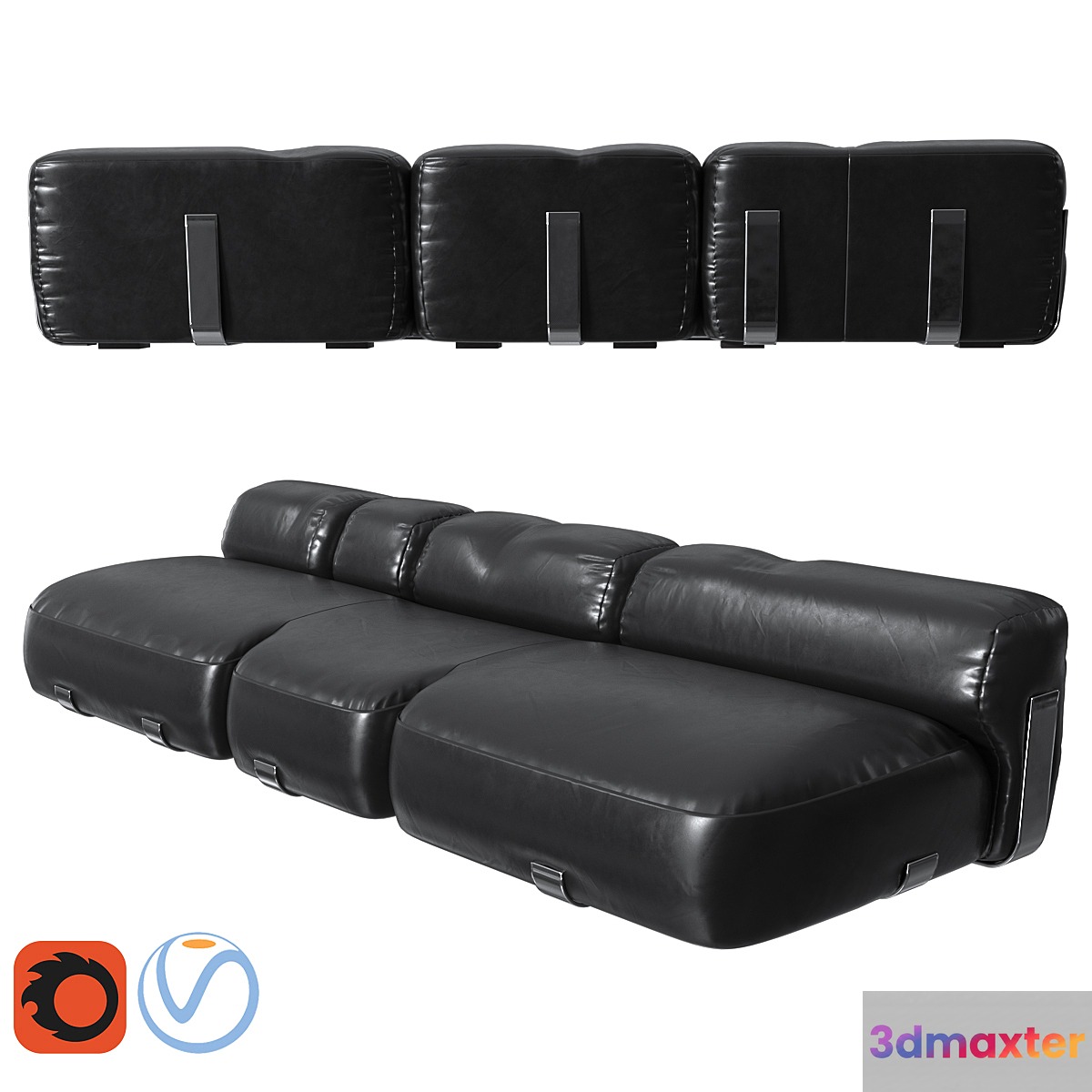 Vincenzo De Cotiis Sofa DC0705A 3D Max