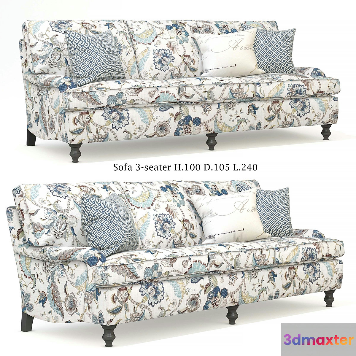 Minerva 3-seater Mantellassi 3D Max
