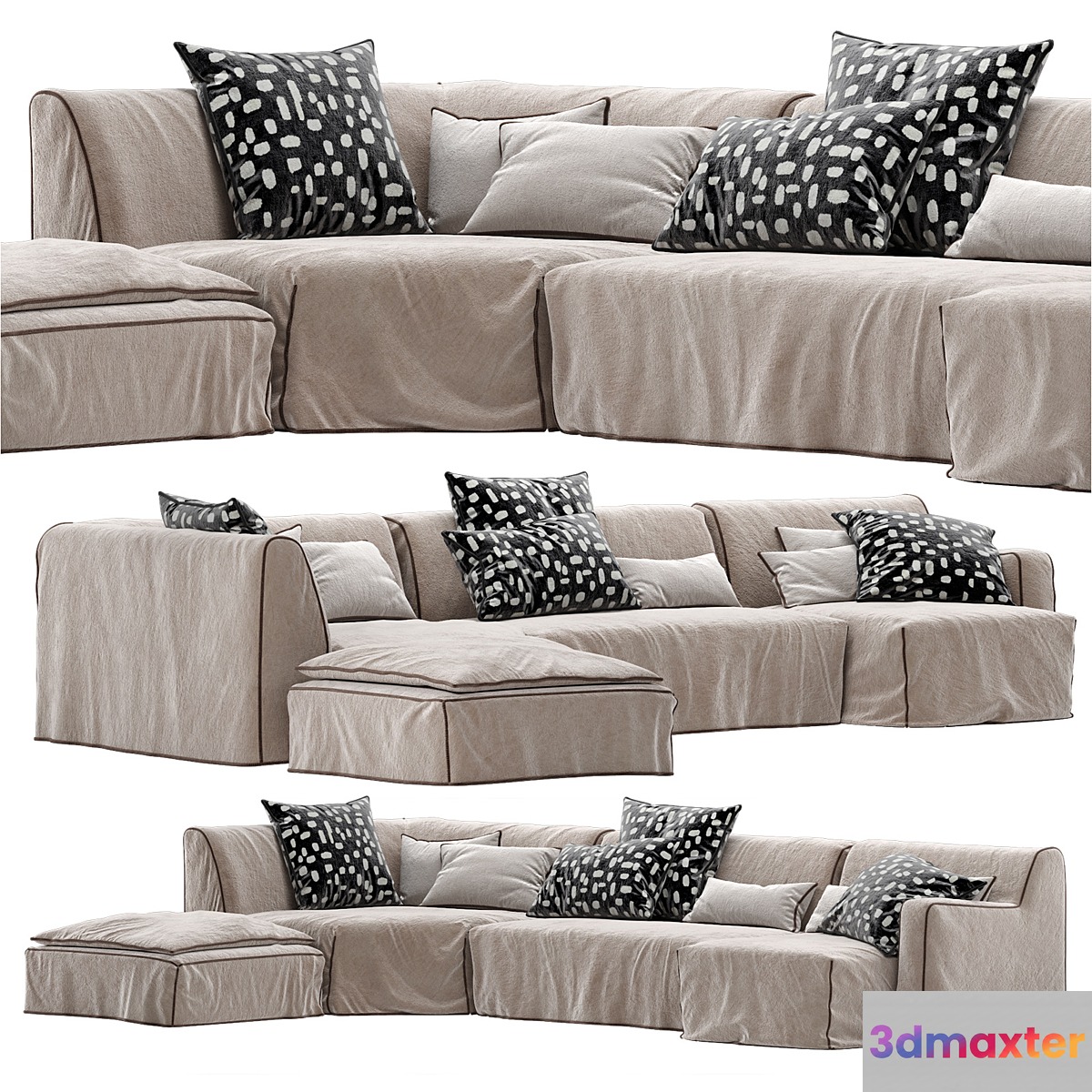 Gervasoni Sofa More 3D Max