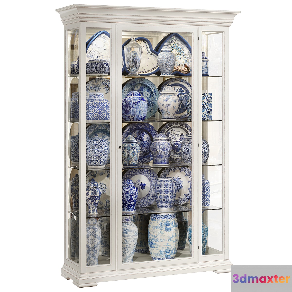Classical display cabinet 3D Max