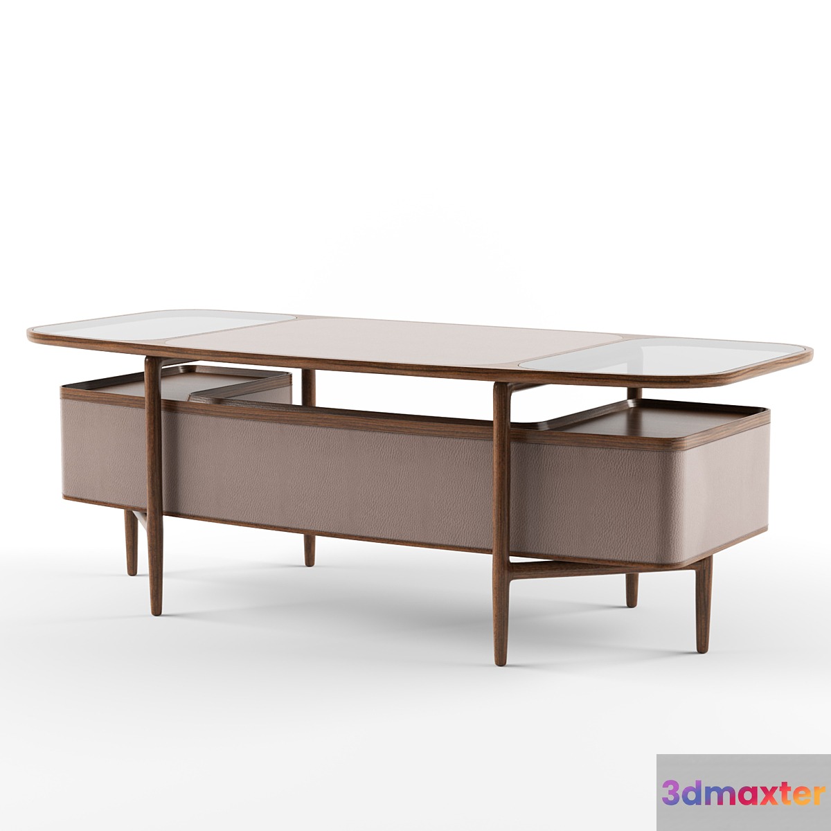 Mogul Writing Desk 3D Max