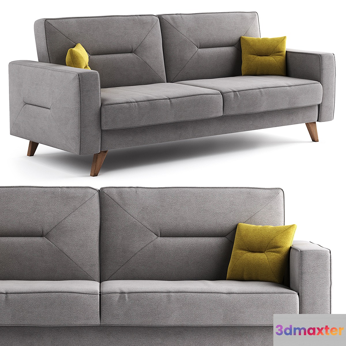 Bari sofa (3-seater) 3D Max