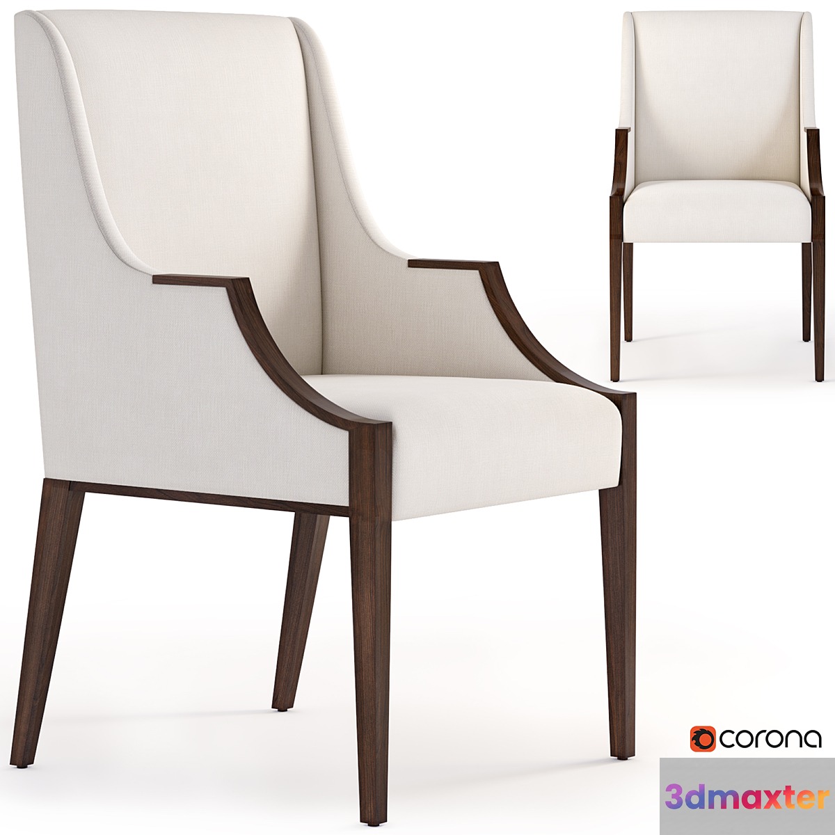 Dmitriy & Co Lisse ArmChair 3D Max