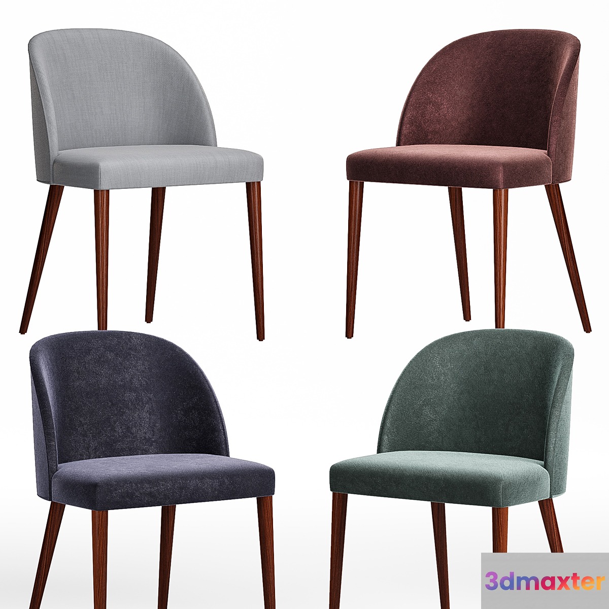 Camille Anthracite Italian Dining Chair