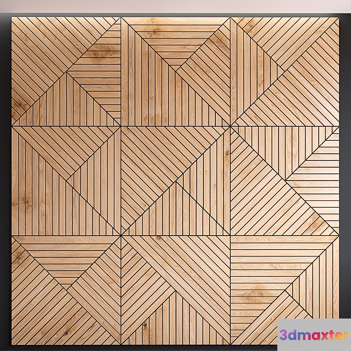Decorative Wall Panel 02 3D Max