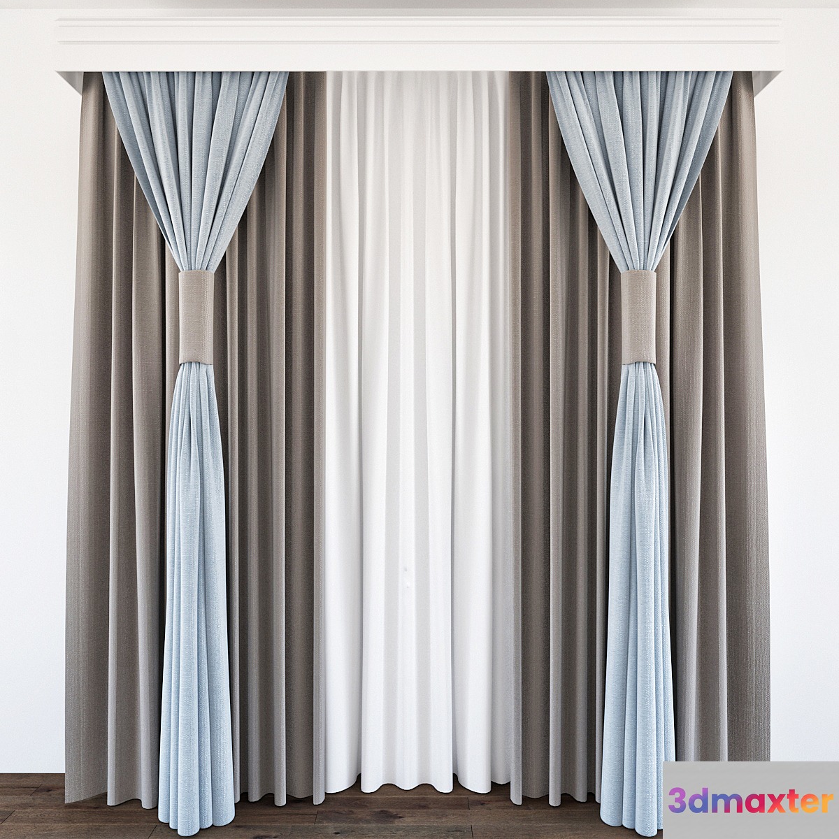 Curtains № 152 3D Max