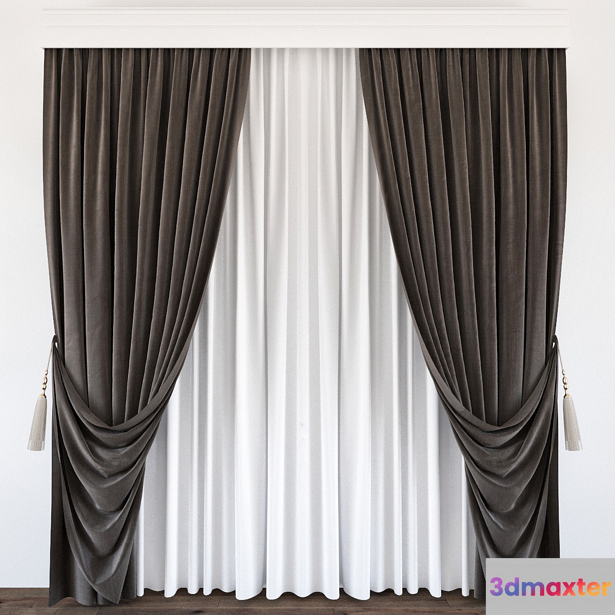 Curtains № 157 3D Max